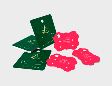 Cartela de Bijuteria Formatos Especiais Couchê 300g Laminação Fosca 4x5cm - 4x4 - 500 unid